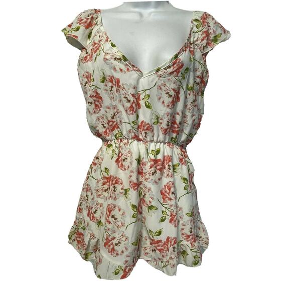 Urban Outfitters Pins & Needles Women's Floral Romper Size XS - Picture 1 of 6